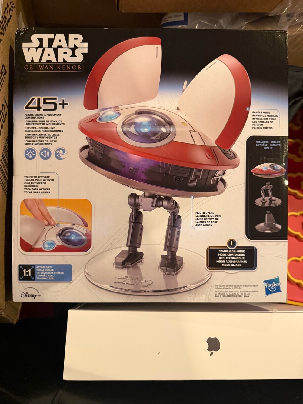Hasbro Star Wars Obi-Wan Kenobi Red and White Probe Droid Electronic Figure